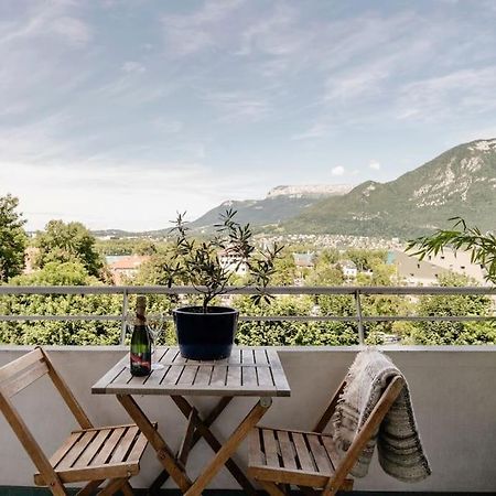 Le Panorama - Vue Lac Et Montagne Avec Parking Annecy Exterior foto